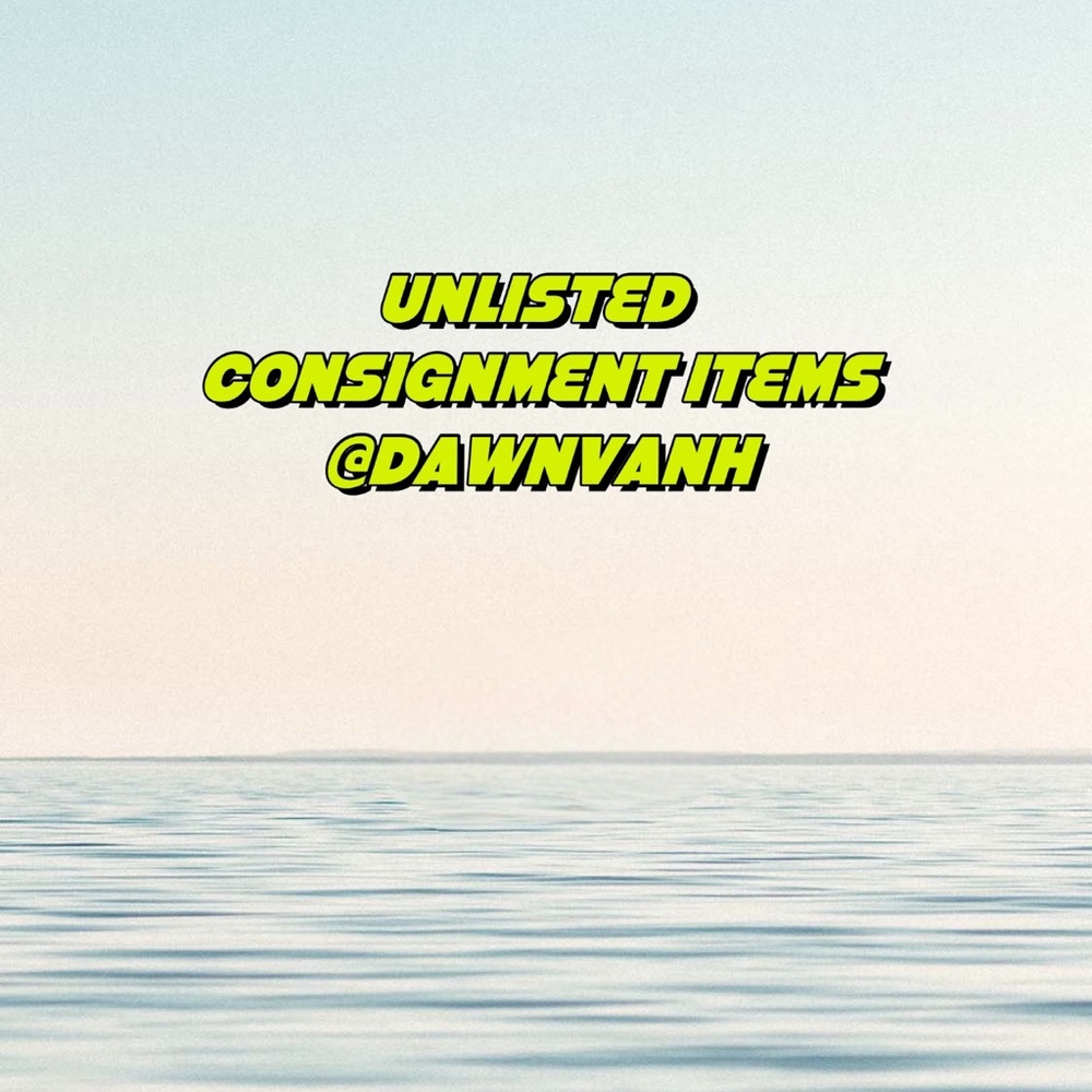 Unlisted Consignment item